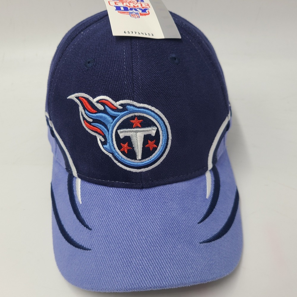 Vintage Tennessee Titans Hat Adjustable Drew Pearson Blue NFL Gameday Football